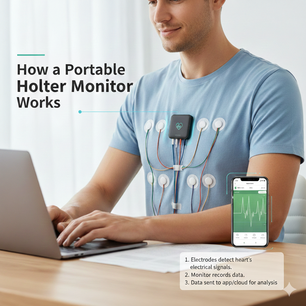 How a Portable Holter Monitor Works