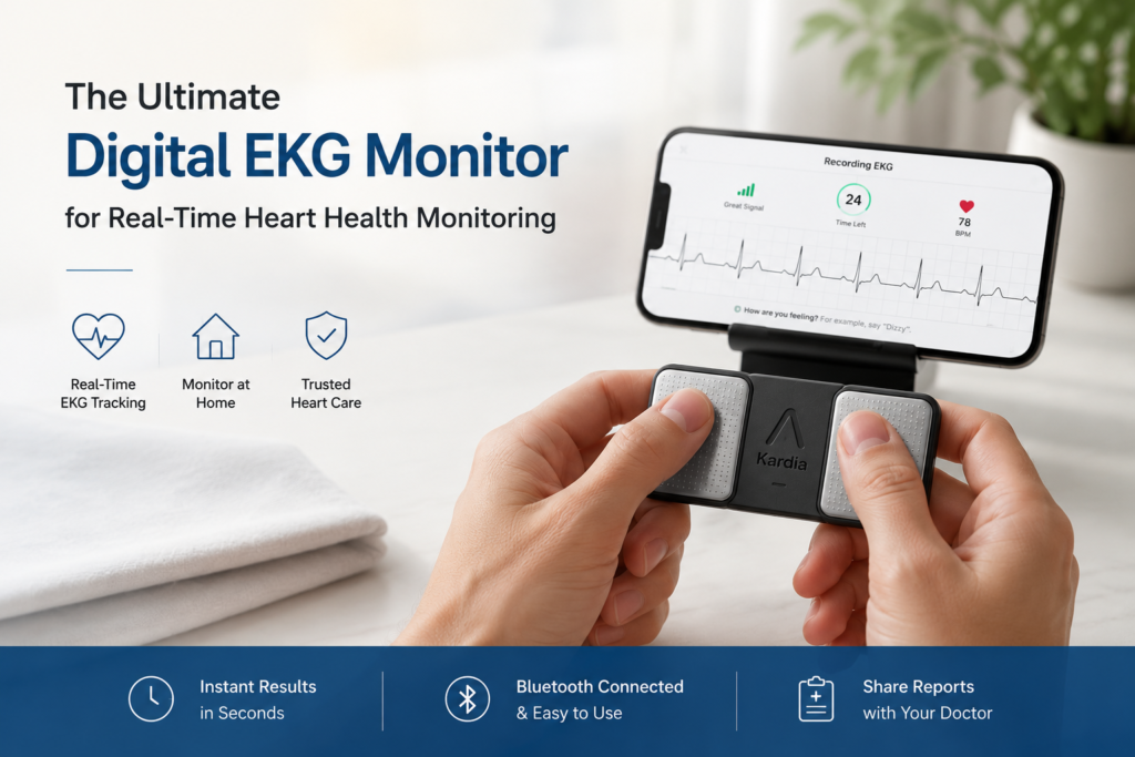 The Ultimate Digital EKG Monitor for Real-Time Heart tracking