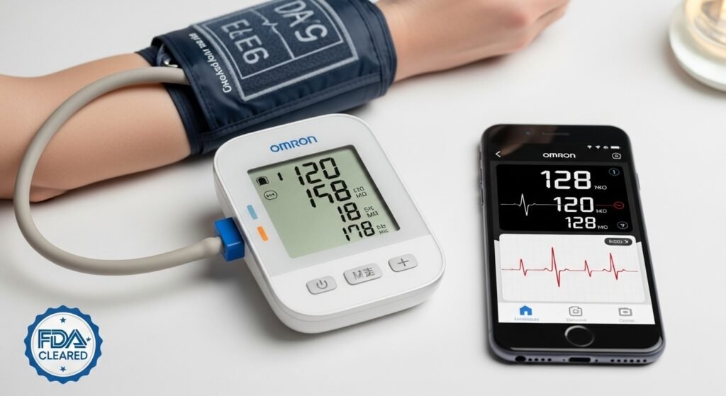 Top 7 Personal ECG Devices of 2025: FDA Approved & Smartphone Ready 3 Personal ECG Devices of 2025- Omron Complete Wireless Upper Arm Blood Pressure Monitor + EKG