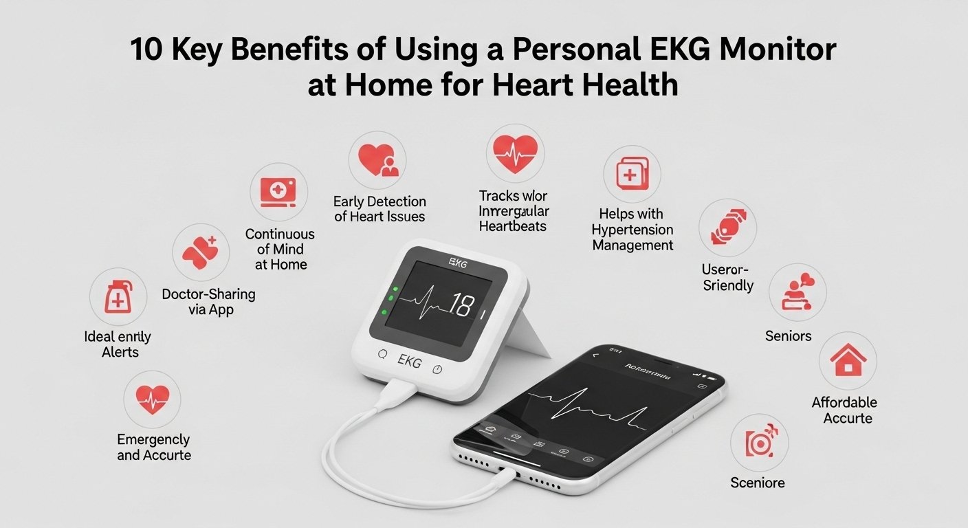 10 Key Benefits of Using a Personal EKG Monitor at Home for Heart Health