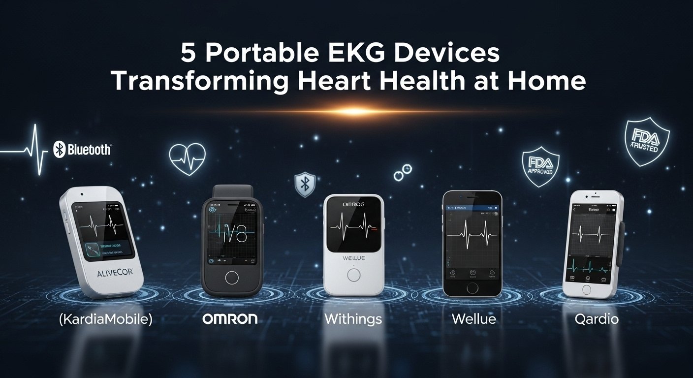 5 Portable EKG Device Brands Changing At-Home Heart Monitoring
