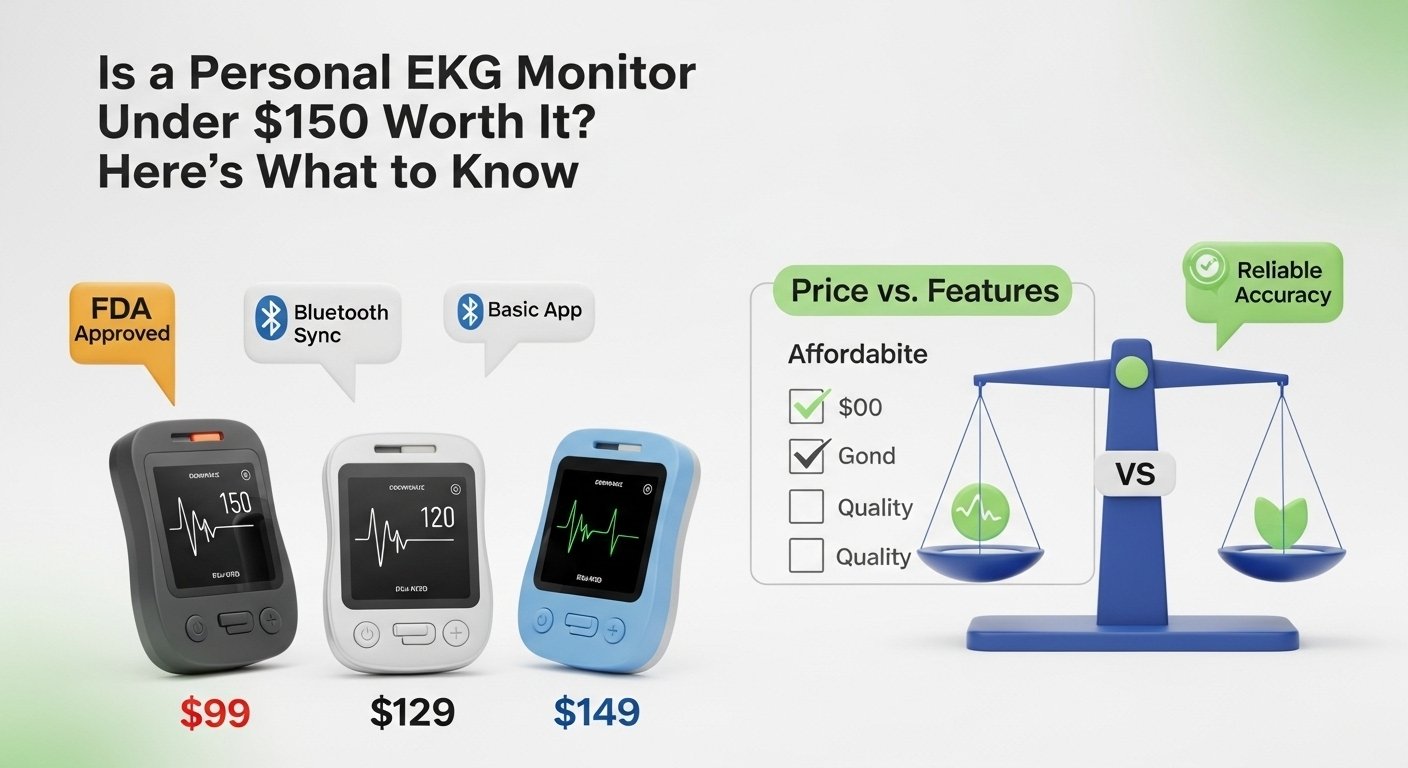 Is a Personal EKG Monitor Under $150 Worth It Here’s What to Know
