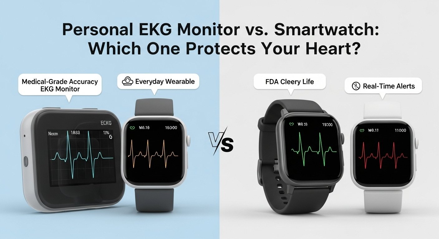 Personal EKG Monitor vs. Smartwatch Which One Protects Your Heart