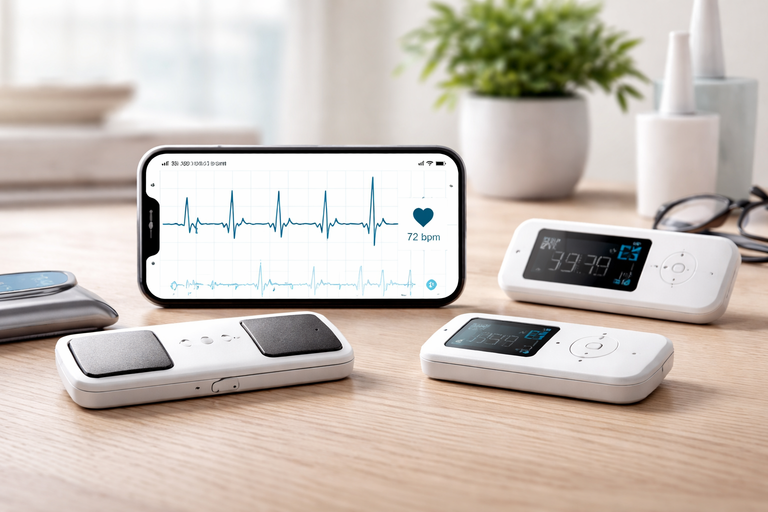 portable ekg device for home health monitoring