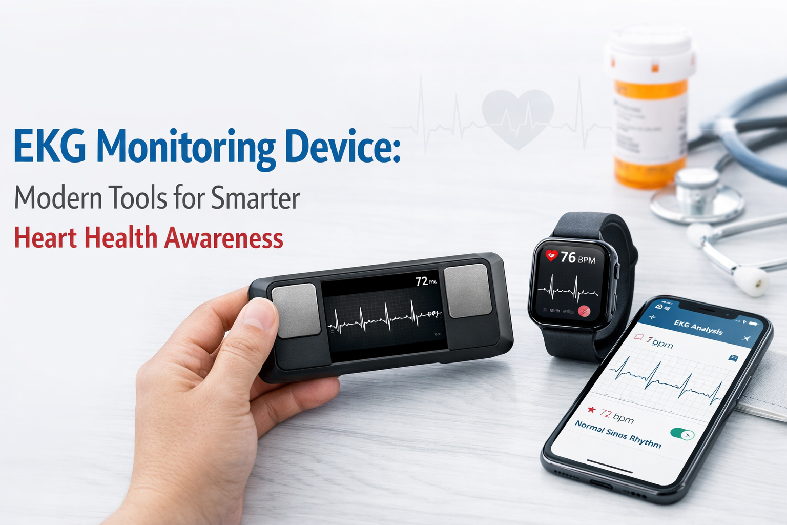 EKG Monitoring Device Modern Tools for Smarter Heart Health Awareness