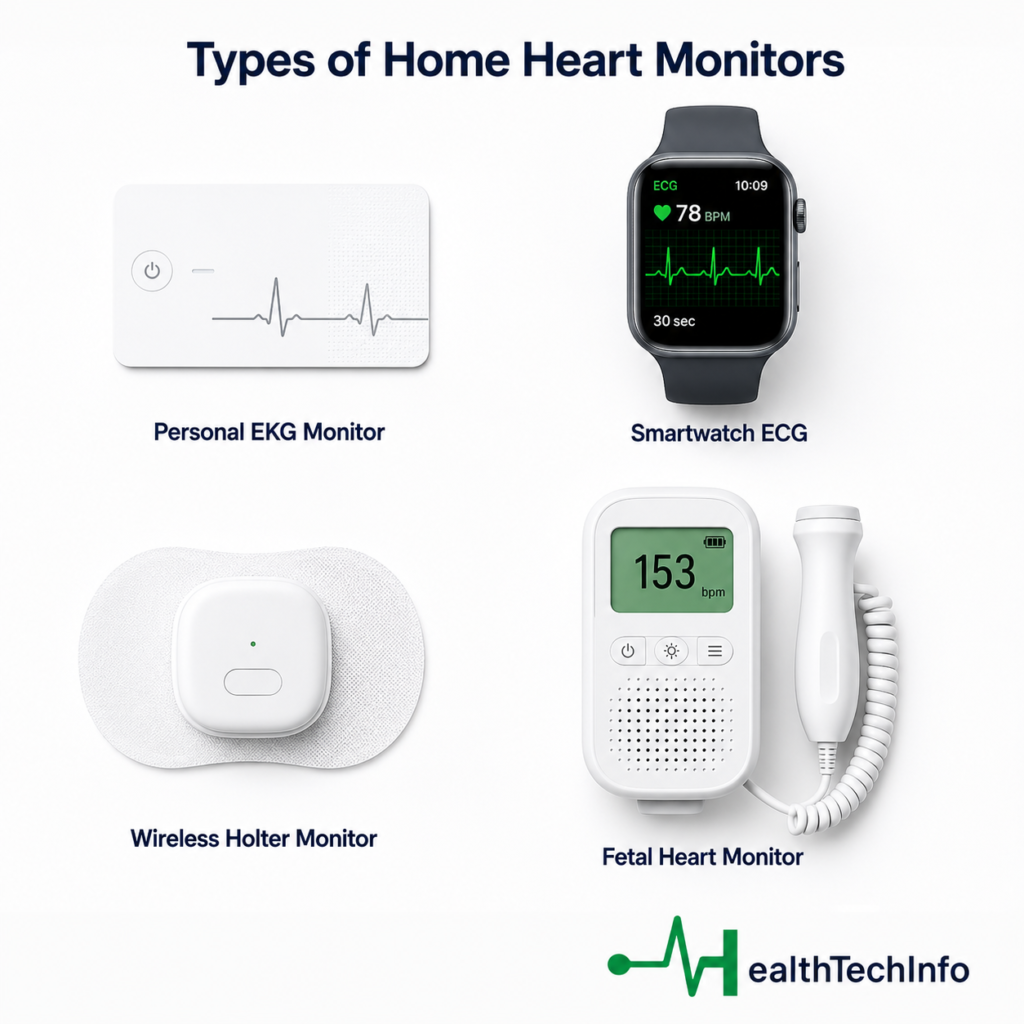 Home Heart Monitor: Types Uses and How to Choose 2 Types of Home Heart Monitor Explained